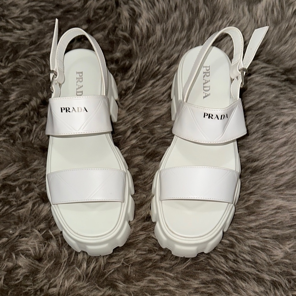 Prada Women's White Sandals